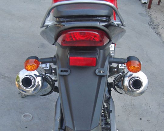 Roketa MC-113 Sport Motorbike Tail view